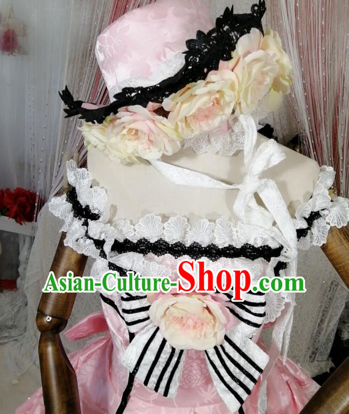 Custom Cosplay Princess Pink Dress Halloween Garment Costume European Court Woman Clothing