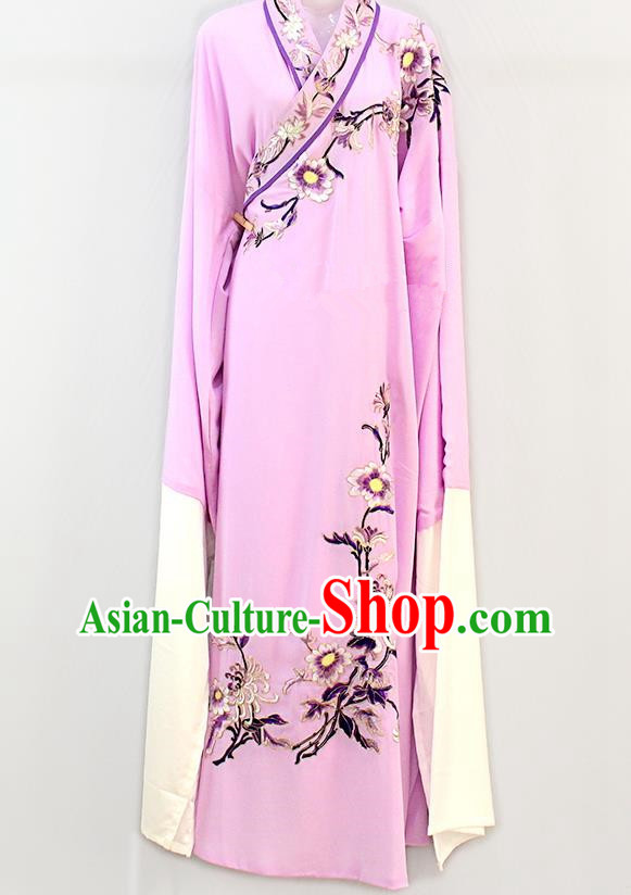 China Beijing Opera Xiaosheng Apparel Huangmei Opera Scholar Liang Shanbo Pink Robe Peking Opera Niche Clothing
