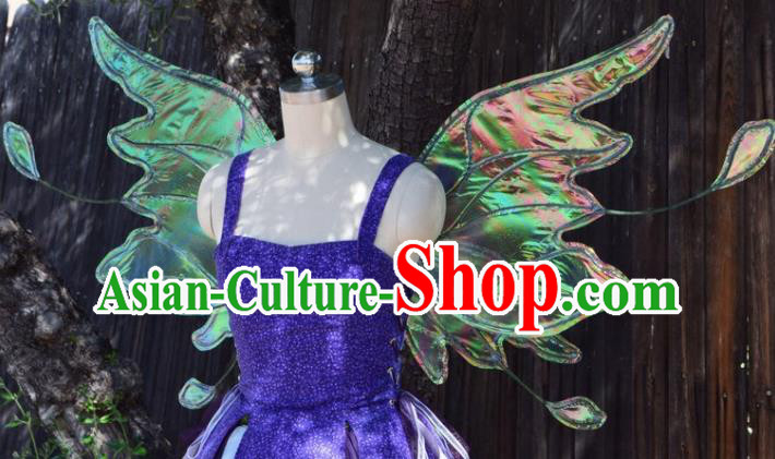Custom Halloween Fancy Props Christmas Day Butterfly Wings Cosplay Catwalks Accessories Miami Stage Show Back Decorations