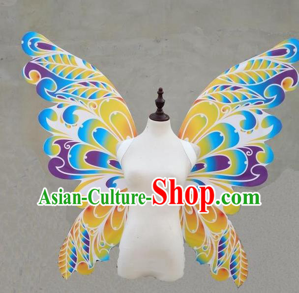 Custom Cosplay Fancy Ball Props Catwalks Butterfly Wings Halloween Performance Wear Carnival Parade Accessories Miami Stage Show Decorations
