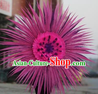 Custom Carnival Parade Wear Miami Show Rosy Feathers Decorations Cosplay Deluxe Wings Catwalks Angel Props Halloween Fancy Ball Back Accessories