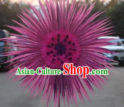 Custom Carnival Parade Wear Miami Show Rosy Feathers Decorations Cosplay Deluxe Wings Catwalks Angel Props Halloween Fancy Ball Back Accessories