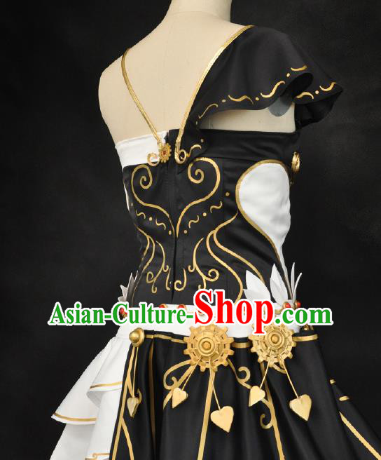 Top Cosplay Fairy Dress Game Character Swordswoman Garment Costume Traditional Chivalrous Lady Clothing