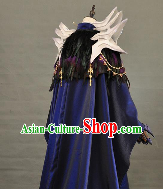 Top Game Character Empress Garment Costumes Traditional Goddess Clothing Cosplay Queen Dress Outfits