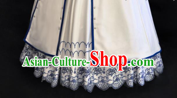 Top Traditional Game Role Clothing Cosplay Nun White Dress Western Goddess Garment Costumes