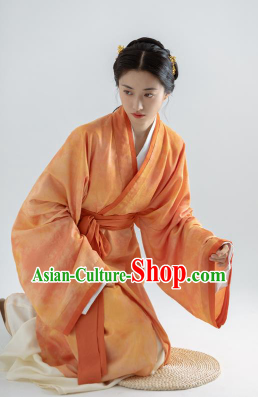 China Ancient Han Dynasty Palace Lady Garment Costumes Traditional Imperial Concubine Historical Clothing