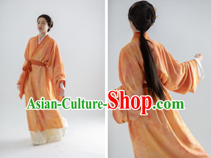 China Ancient Han Dynasty Palace Lady Garment Costumes Traditional Imperial Concubine Historical Clothing