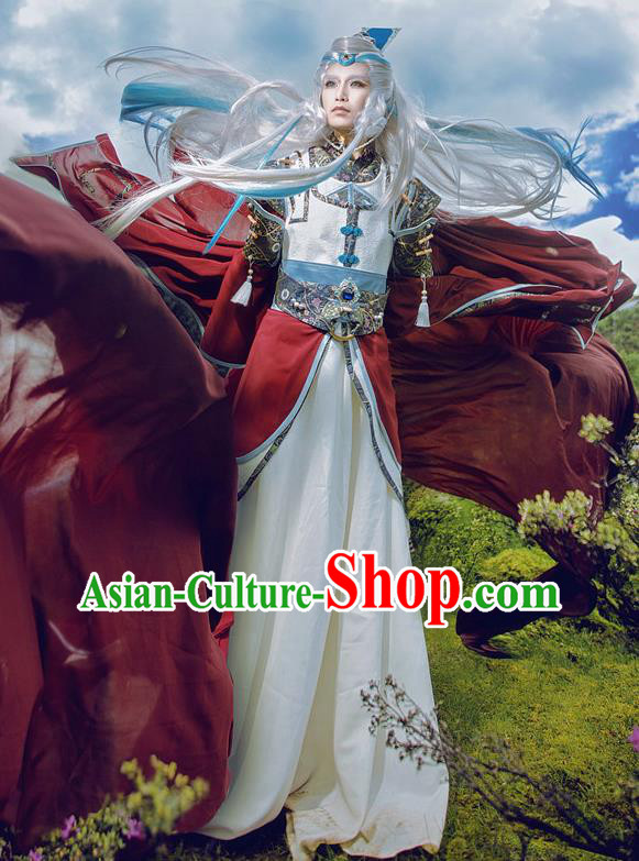 Custom China Puppet Show Royal Highness Clothing Ancient Young Childe Garment Costumes Cosplay Prince Outfits