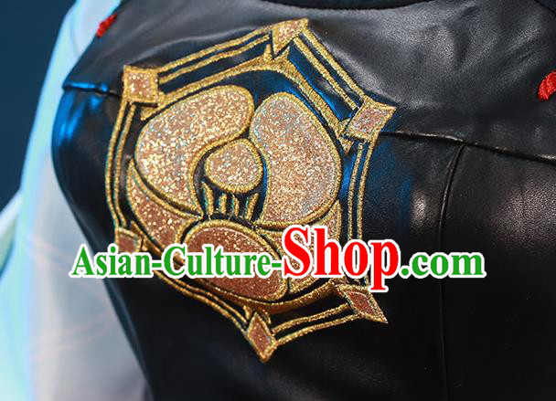 Custom Cosplay Fairy Garment Costumes Game Role Young Lady Blue Dress Halloween Goddess Clothing