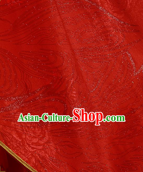 China Ancient Emperor Red Clothing Traditional Wedding Garment Costumes Cosplay Demon King Apparels