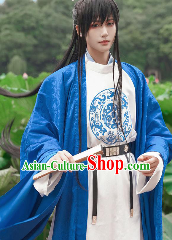 China Ancient Knight Robe Clothing Traditional Tang Dynasty Young Hero Garment Costumes Cosplay Swordsman Apparels