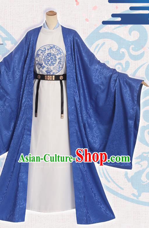 China Ancient Knight Robe Clothing Traditional Tang Dynasty Young Hero Garment Costumes Cosplay Swordsman Apparels