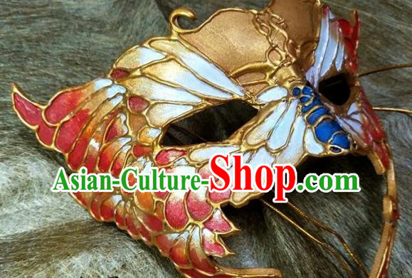 Custom Chinese Handmade Swordsman Face Accessories Cosplay Performance Mask Puppet Show Butterfly Masque Props
