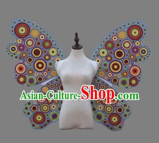 Top Brazilian Parade Back Accessories Samba Dance Decorations Miami Angel Catwalks Props Stage Show Butterfly Wings