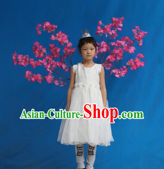 Top Miami Angel Props Catwalks Pink Peach Blossom Wings Brazilian Parade Accessories Halloween Cosplay Back Decorations