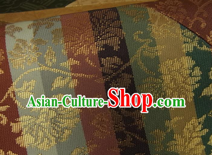 Traditional Japanese Yukata Robe Brocade Girdle Accessories Kimono Belt Handmade Nishijin Tapestry Waistband