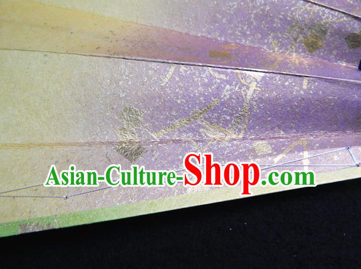 Japan Handmade Ebony Craft Fans Geisha Performance Accordion Classical Folding Fan Traditional Dance Fan