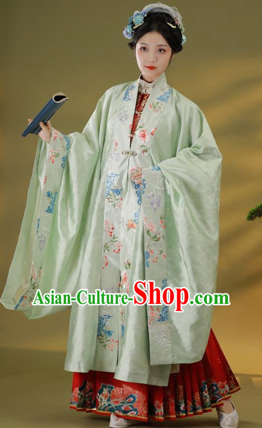 China Ming Dynasty Royal Countess Hanfu Dress Traditional Court Historical Costumes Ancient Noble Mistress Garment Clothing Complete Set