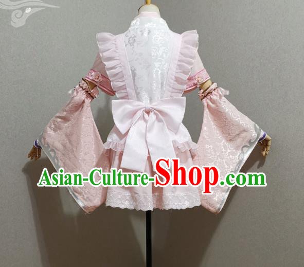 Top Magic Princess Clothing Cosplay Maidservant Dress Halloween Fancy Ball Garment Costume
