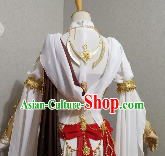 Professional China Traditional Game Role Clothing Cosplay Female Knight Garment Costumes Ancient Swordswoman Dress Outfits