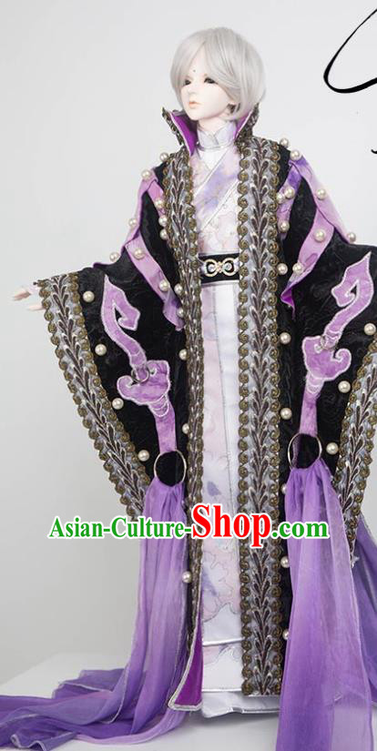 Chinese Traditional Puppet Show Knight Garment Costumes Cosplay Swordsman Clothing Ancient Chivalrous Male Uniforms