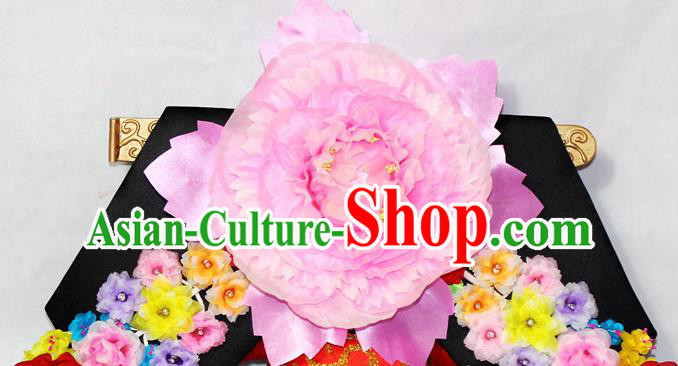 Chinese Beijing Opera Diva Hair Accessories Peking Opera Empress Hair Crown Traditional Opera Princess Great Wing Headdress