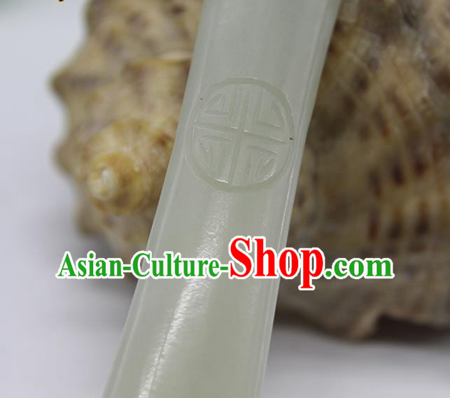 China Qing Dynasty Woman Hairpin Ancient Empress Jade Hair Stick Hair accessories
