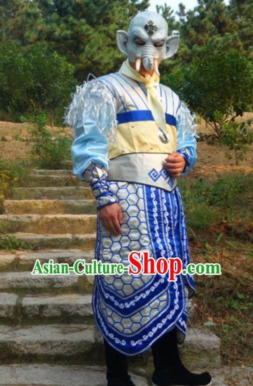 1986 Journey to the West Elephant Monster Costumes Cosplay Chinese Clothing