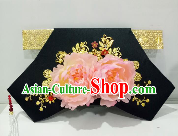China Ancient Palace Lady Giant Wing Hair Accessories Traditional Qing Dynasty Princess Headdress TV Series Treading On Thin Ice Ruo Xi Headpiece