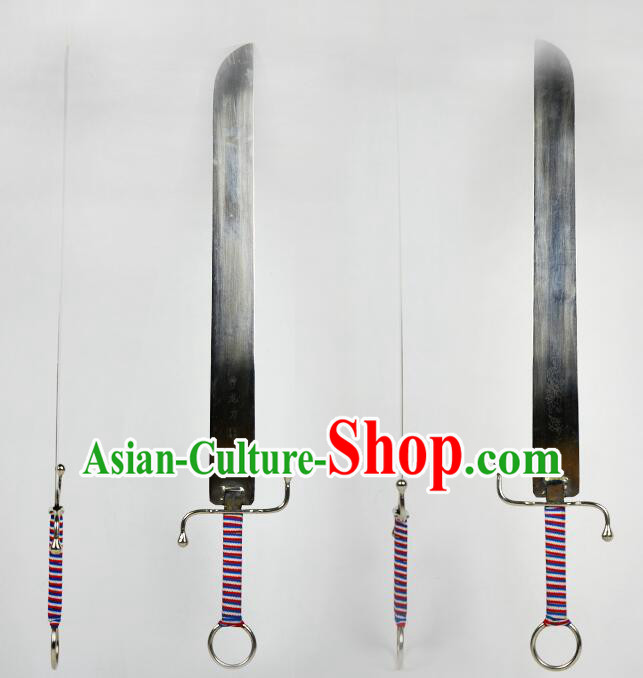 Chinese Kung Fu Performance Broadsword Professional Martial Arts Competition Blade Handmade Nandao