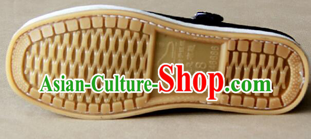 Chinese Traditional Cloth Shoes Folk Dance Shoes Handmade Strong Cloth Soles Shoes