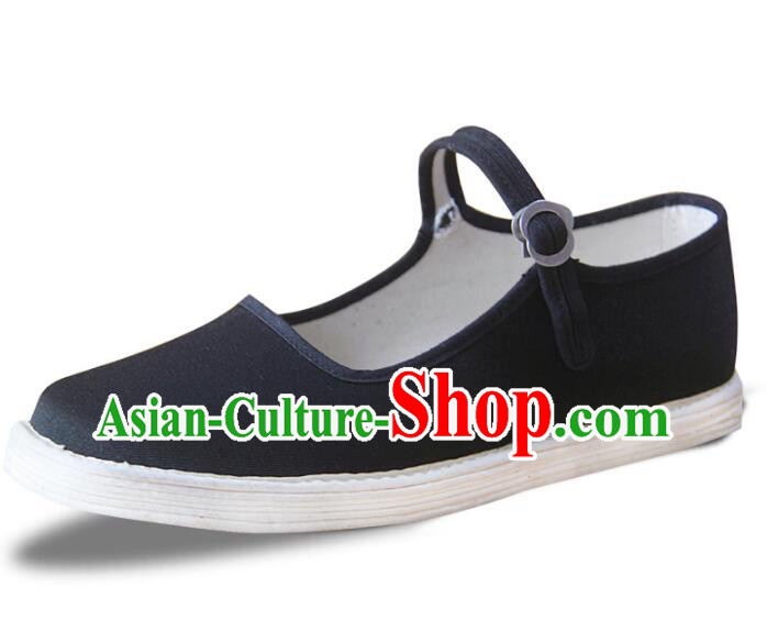 Chinese Traditional Cloth Shoes Folk Dance Shoes Handmade Strong Cloth Soles Shoes