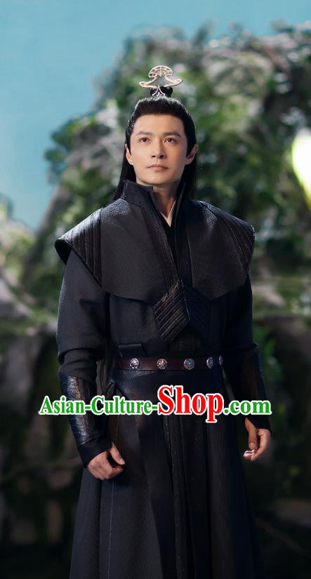 Chinese Ancient Swordsman Master Clothing Xian Xia TV Series Lord Apparel The Blue Whisper Ning Ruo Chu Garment Costumes