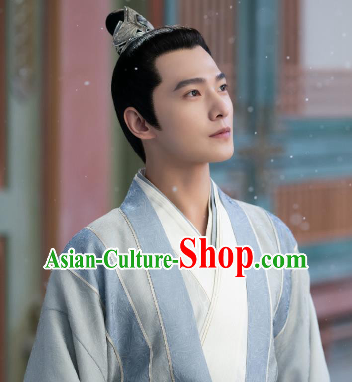 Chinese Ancient Handsome Childe Clothing Wuxia Swordsman Dresses TV Series Qie Shi Tian Xia Yang Yang Garment Costumes