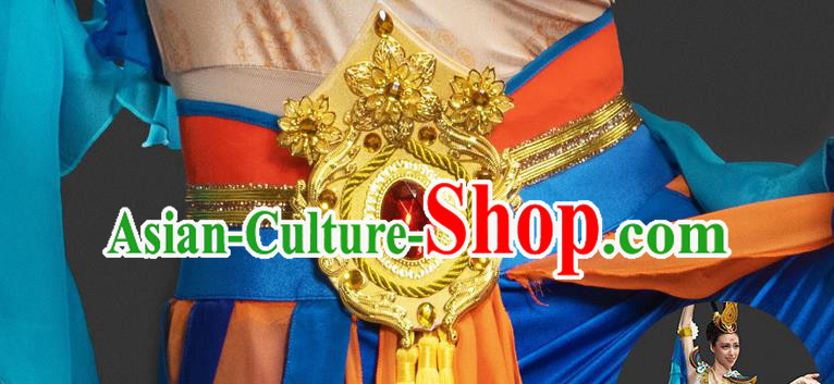 Chinese Classical Dance Dress Dunhuang Flying Apsaras Garment Costumes Ancient Goddess Clothing