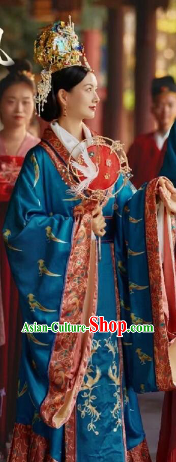 Chinese Traditional Wedding Garment Costumes Ancient Empress Dress Tang Dynasty Women Wedding Attires