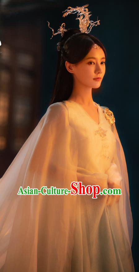 Chinese Ancient Lord Arbiter Dresses Xian Xia TV Series Love Between Fairy and Devil Goddess Si Ming Garment Costumes
