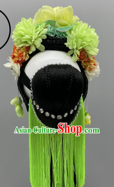 Chinese Beijing Opera Diva Headpieces Classical Dance Hair Jewelries Chun Gui Meng Headdress