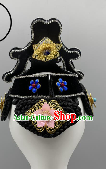 Chinese Meng Hui Gui ZI Headdress Woman Solo Dance Headpieces Classical Dance Hair Jewelries