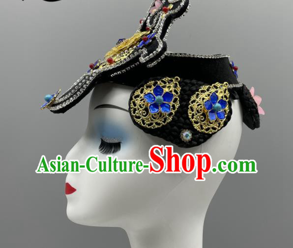 Chinese Meng Hui Gui ZI Headdress Woman Solo Dance Headpieces Classical Dance Hair Jewelries