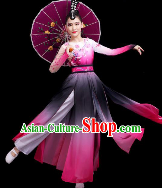 Chinese Umbrella Dance Clothing Women Group Dance Outfit Classical Dance Costume Fan Dance Dress