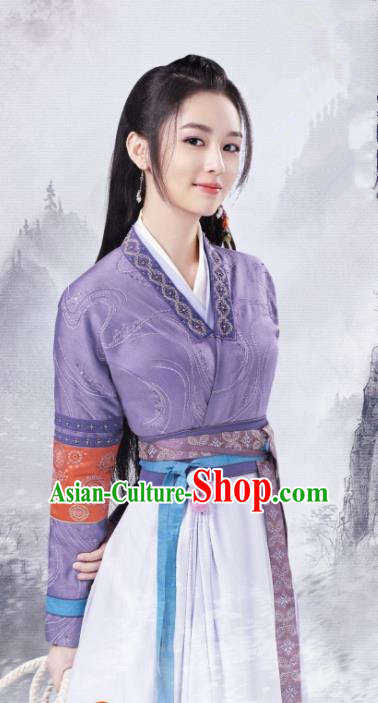 Chinese Ancient Swordswoman Garment Costumes Traditional Wu Xia Series Lively Girl Hanfu Clothing Word Of Honor Gu Xiang Dresses