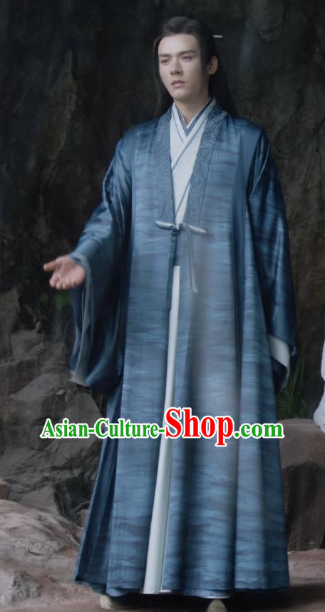 Chinese Ancient Swordsman Costumes Traditional Wu Xia Childe Hanfu Clothing Drama Series Word Of Honor Wen Kexing Garments