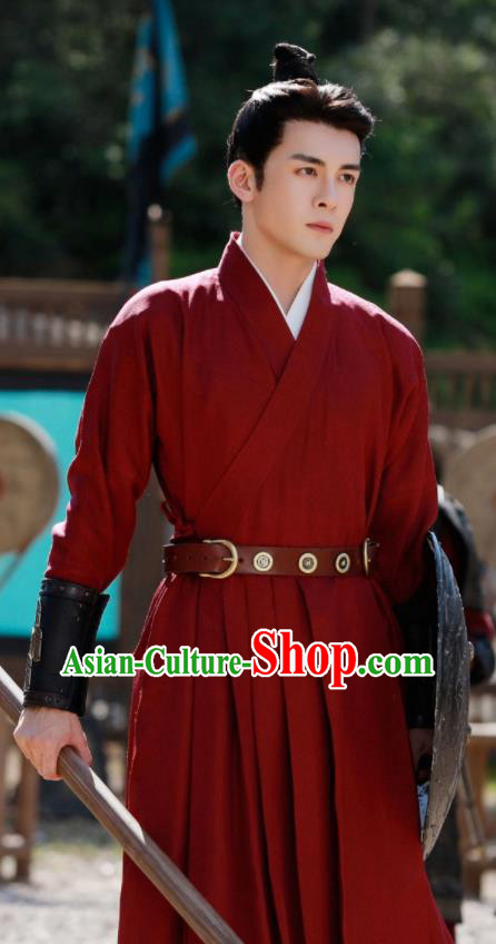 Chinese Traditional Hanfu Clothing Ancient Imperial Bodyguard Garments Romance Series Rebirth For You Li Qian Replica Costumes