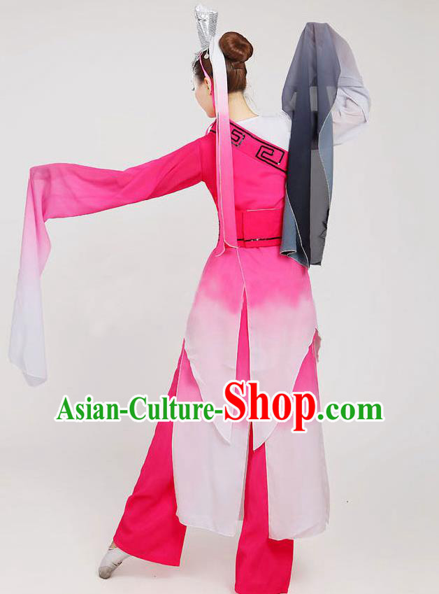 China Classical Dance Clothing Water Sleeve Mengenta Dance Costume Umbrella Dance Dress Outfits