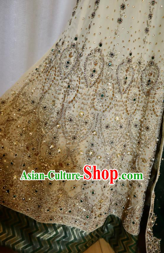 Top Indian Lengha Clothing Traditional Garment India Wedding Dress Asian Embroidered Outfit