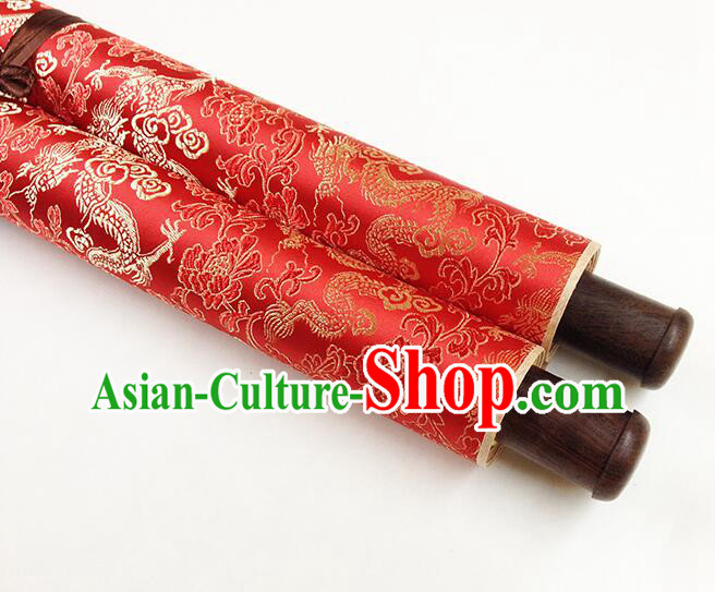 Chinese  Meters Long Classical Wedding Guest Signatures Cloth Scroll