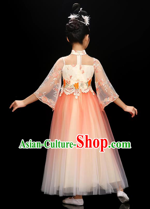 Chinese Classical Dance Dress Traditional Ru Qun Children Dance Clothing Fairy Dance Garment Costume