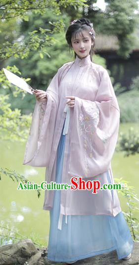 Chinese Ancient Noble Lady Dress Outfits Ming Dynasty Princess Costumes Traditional Hanfu Clothing