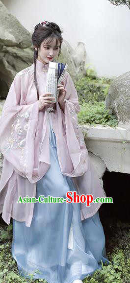 Chinese Ancient Noble Lady Dress Outfits Ming Dynasty Princess Costumes Traditional Hanfu Clothing